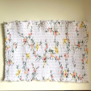 Cute Garage Floral Tube Top